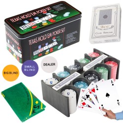 Conjunto de poquer com 200...