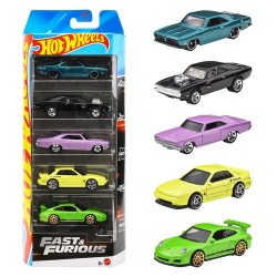 Pack 5 Fast&Furious Hot Wheels